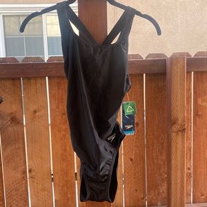 Speedo black racing suit NWT 32